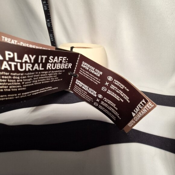 NWT Bark Super Chewer Yappuchino & Pupkin Spice Yappuchino Dog Toys 2 Pack M-L - Picture 10 of 10